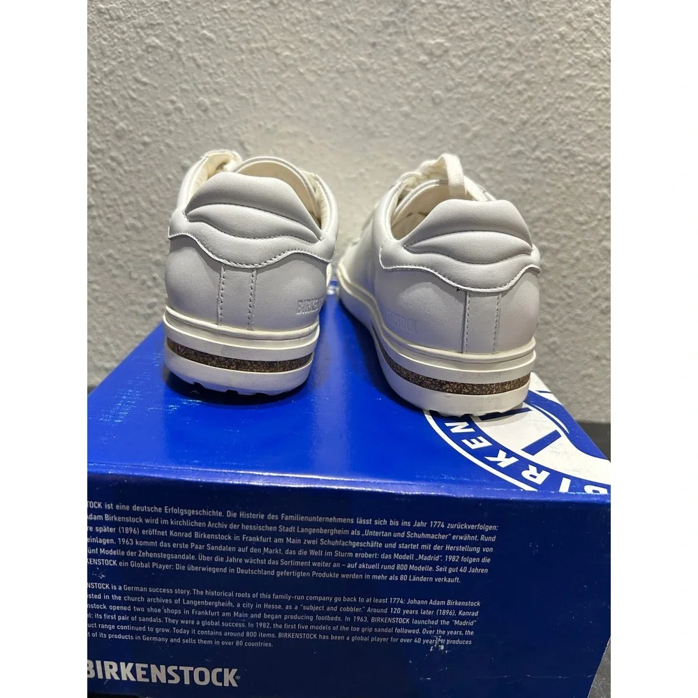 Birkenstock Bend Low Natural Leather White EU 37 US L6 M4 Womens
